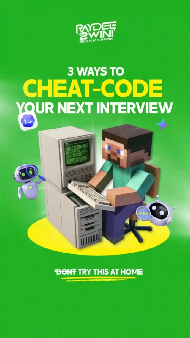 3 Ways to Cheat-Code Your Next Interview — reel cover