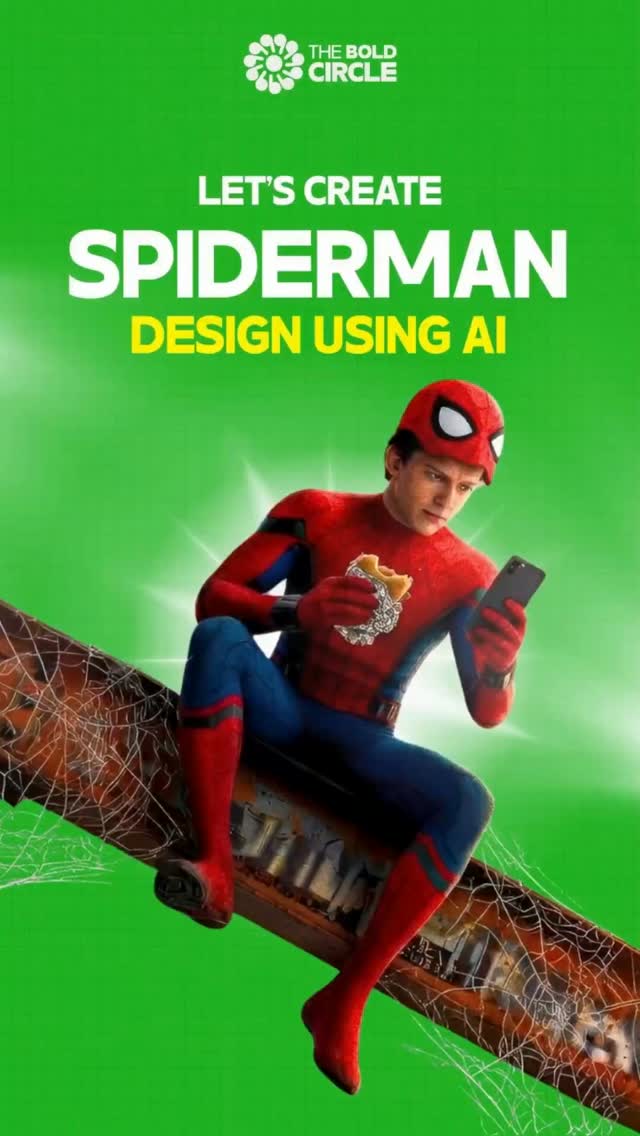 Let's Create Spiderman Design Using AI — reel cover